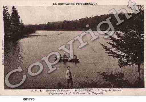 Ville de SAINTGONNERY, carte postale ancienne