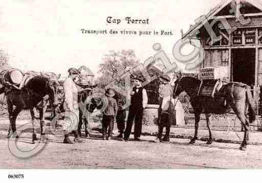 Ville de SAINTJEANCAPFERRAT, carte postale ancienne Ville de SAINTJEANCAPFERRAT, carte postale ancienne