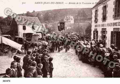 Ville de SAINTJEANDUDOIGT, carte postale ancienne