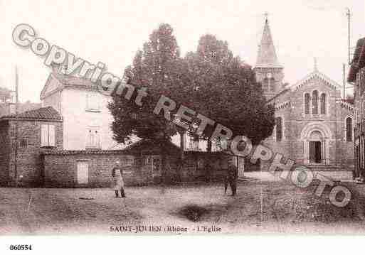 Ville de SAINTJULIEN, carte postale ancienne