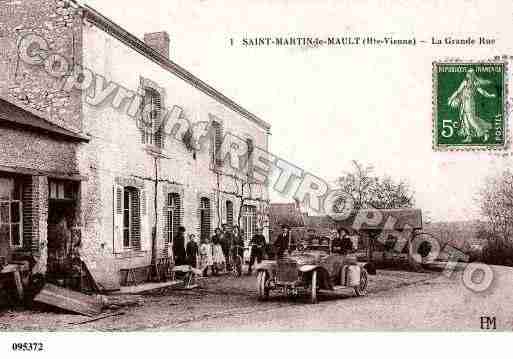 Ville de SAINTMARTINLEMAULT, carte postale ancienne