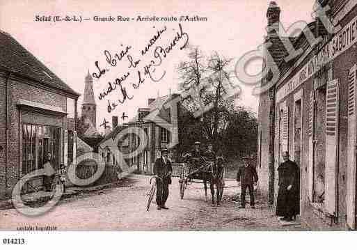 Ville de SOIZE, carte postale ancienne