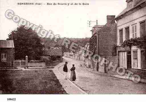 Ville de SONGEONS, carte postale ancienne