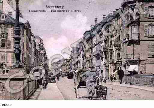 Ville de STRASBOURG, carte postale ancienne