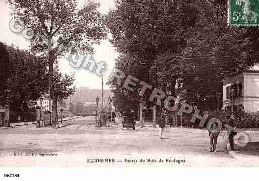 Ville de SURESNES, carte postale ancienne
