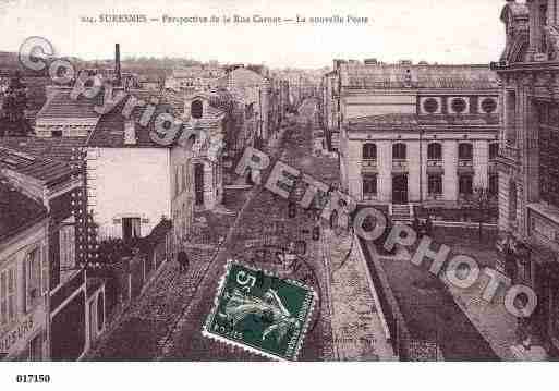 Ville de SURESNES, carte postale ancienne