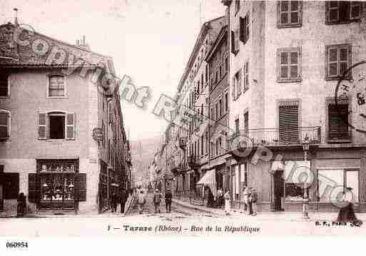 Ville de TARARE, carte postale ancienne