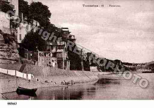 Ville de TONNEINS, carte postale ancienne