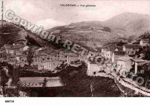 Ville de VALDROME, carte postale ancienne