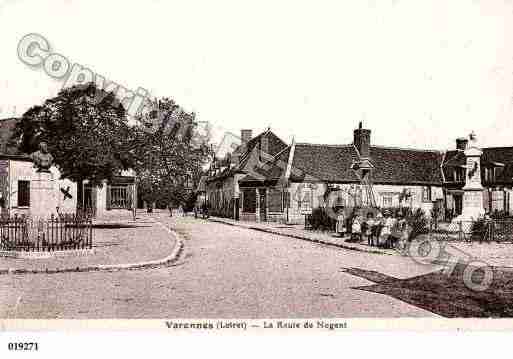 Ville de VARENNESCHANGY, carte postale ancienne