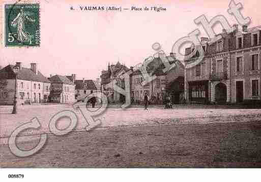 Ville de VAUMAS, carte postale ancienne