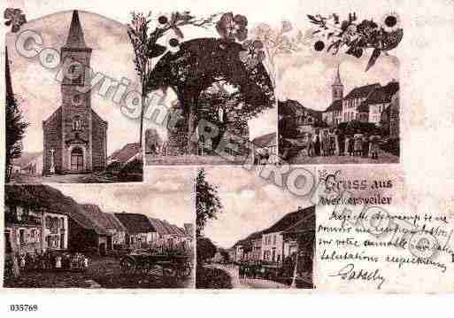 Ville de VECKERSVILLER, carte postale ancienne Ville de VECKERSVILLER, carte postale ancienne