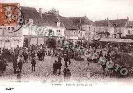 Ville de VIERZON, carte postale ancienne