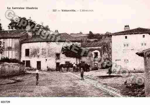 Ville de VITTONVILLE, carte postale ancienne