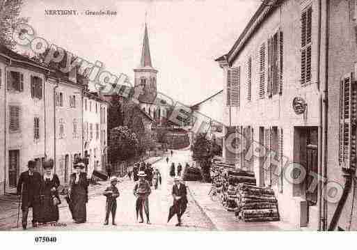 Ville de XERTIGNY, carte postale ancienne