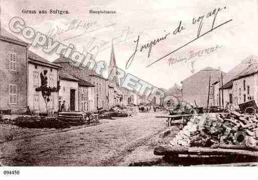 Ville de ZOUFFTGEN, carte postale ancienne