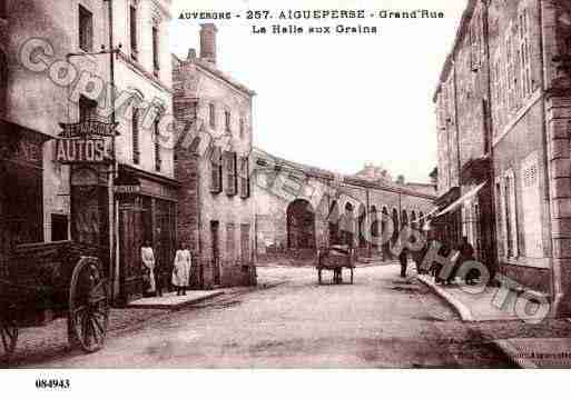 Ville de AIGUEPERSE, carte postale ancienne