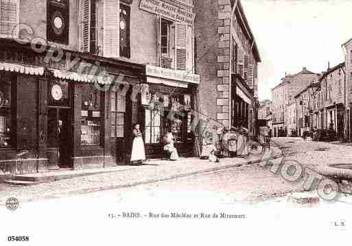 Ville de BAINSLESBAINS, carte postale ancienne