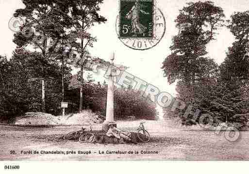 Ville de BAUGE, carte postale ancienne