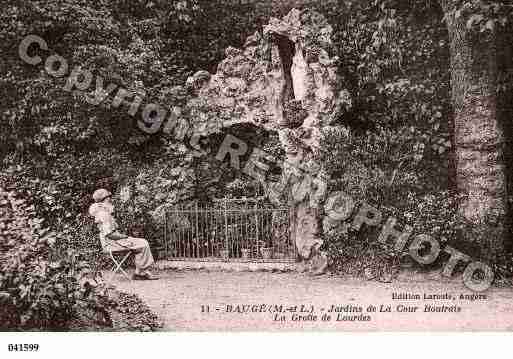 Ville de BAUGE, carte postale ancienne