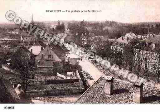 Ville de BAVILLIERS, carte postale ancienne