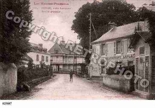 Ville de BENAC, carte postale ancienne