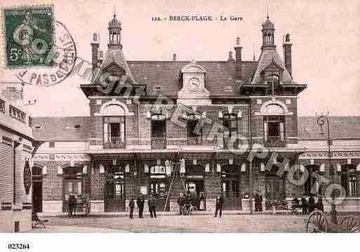 Ville de BERCK, carte postale ancienne