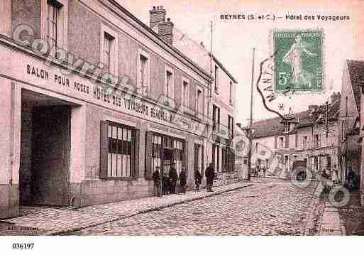 Ville de BEYNES, carte postale ancienne