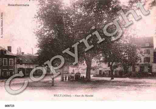 Ville de BILLY, carte postale ancienne