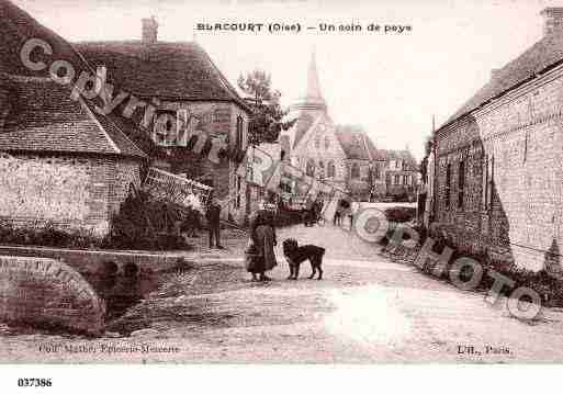 Ville de BLACOURT, carte postale ancienne Ville de BLACOURT, carte postale ancienne