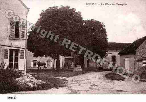 Ville de BOESSE, carte postale ancienne