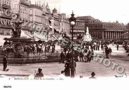 Ville de BORDEAUX, carte postale ancienne