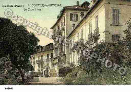 Ville de BORMESLESMIMOSAS, carte postale ancienne