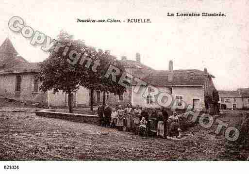 Ville de BOUXIERESAUXCHENES, carte postale ancienne