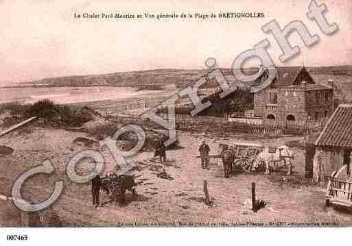 Ville de BRETIGNOLLESSURMER, carte postale ancienne