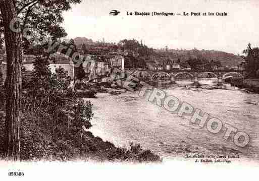 Ville de BUGUE(LE), carte postale ancienne