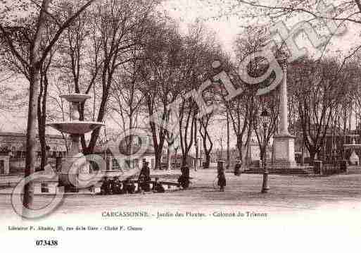 Ville de CARCASSONNE, carte postale ancienne