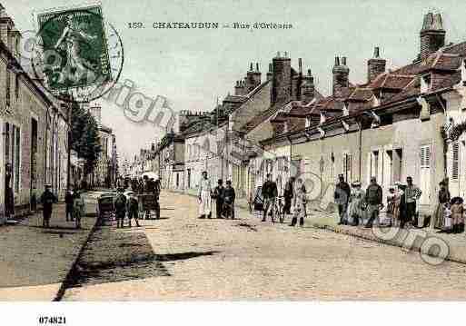 Ville de CHATEAUDUN, carte postale ancienne