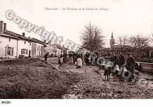 Ville de CHENICOURT, carte postale ancienne