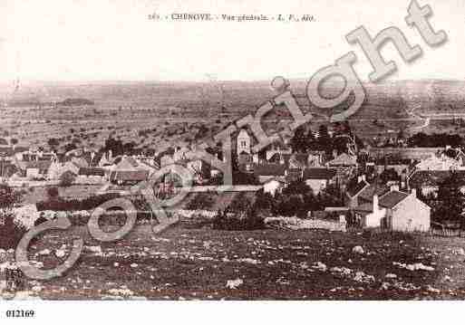 Ville de CHENOVE, carte postale ancienne