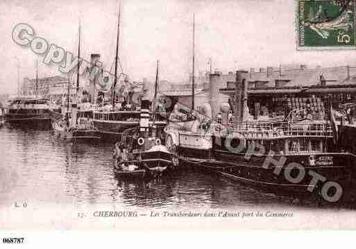 Ville de CHERBOURG, carte postale ancienne