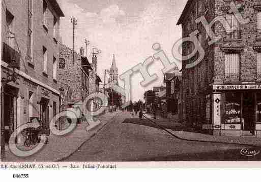 Ville de CHESNAY(LE), carte postale ancienne