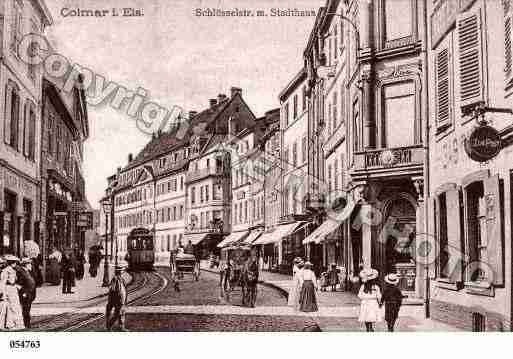 Ville de COLMAR, carte postale ancienne