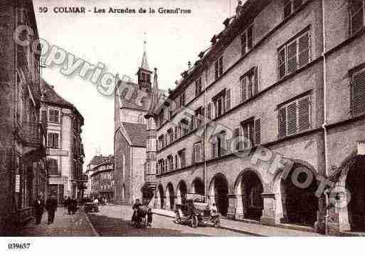 Ville de COLMAR, carte postale ancienne