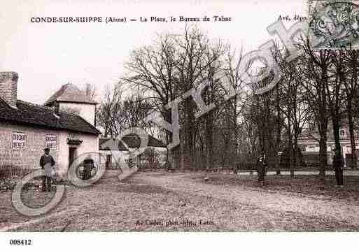 Ville de CONDESURSUIPPE, carte postale ancienne