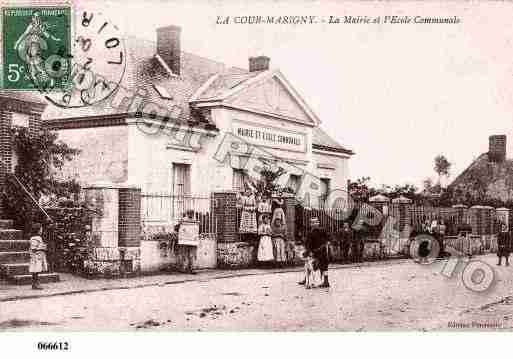 Ville de COURMARIGNY, carte postale ancienne