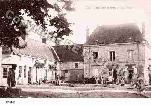 Ville de COUTURESURLOIR, carte postale ancienne