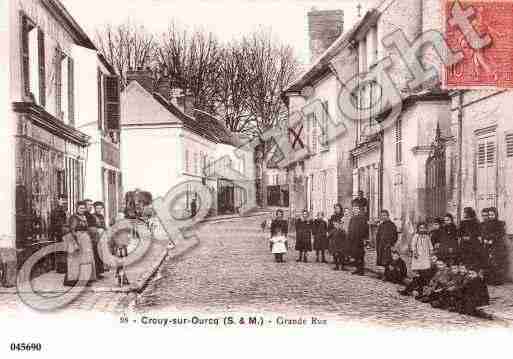 Ville de CROUYSUROURCQ, carte postale ancienne