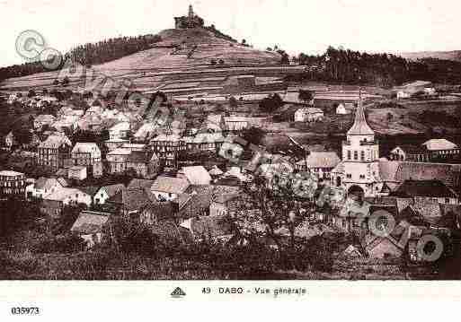 Ville de DABO, carte postale ancienne