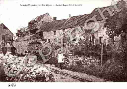 Ville de DAMMARD, carte postale ancienne